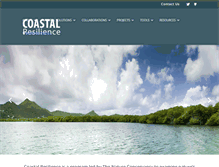 Tablet Screenshot of coastalresilience.org